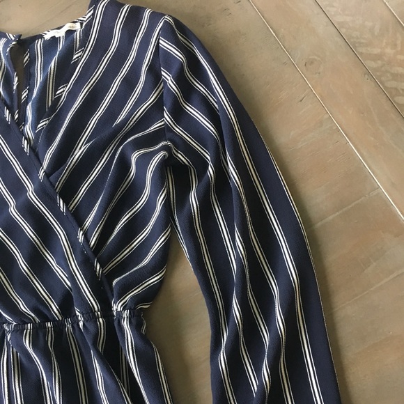 Blue striped romper from Charlotte Russe - Picture 6 of 7